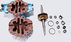 Shinko GHQ100-2M Boiler Feed Pump, Shinko GHQ100-2M, Shinko GHQ 100-2M, Horizontal two stage single suction Boiler Feed Pump, Shinko Ind. Ltd. GHQ1002M, Marine pump