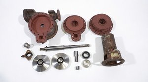 Shinko SHQ 50M Boiler Feed Pump, Shinko SHQ 50M, Shinko SHQ50M, Horizontal two stage single suction Boiler Feed Pump, Shinko Ind. Ltd. SHQ50M, Marine pump